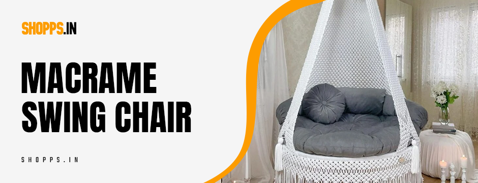 macrame swing chair