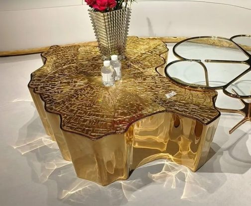 Metal tree table partial order