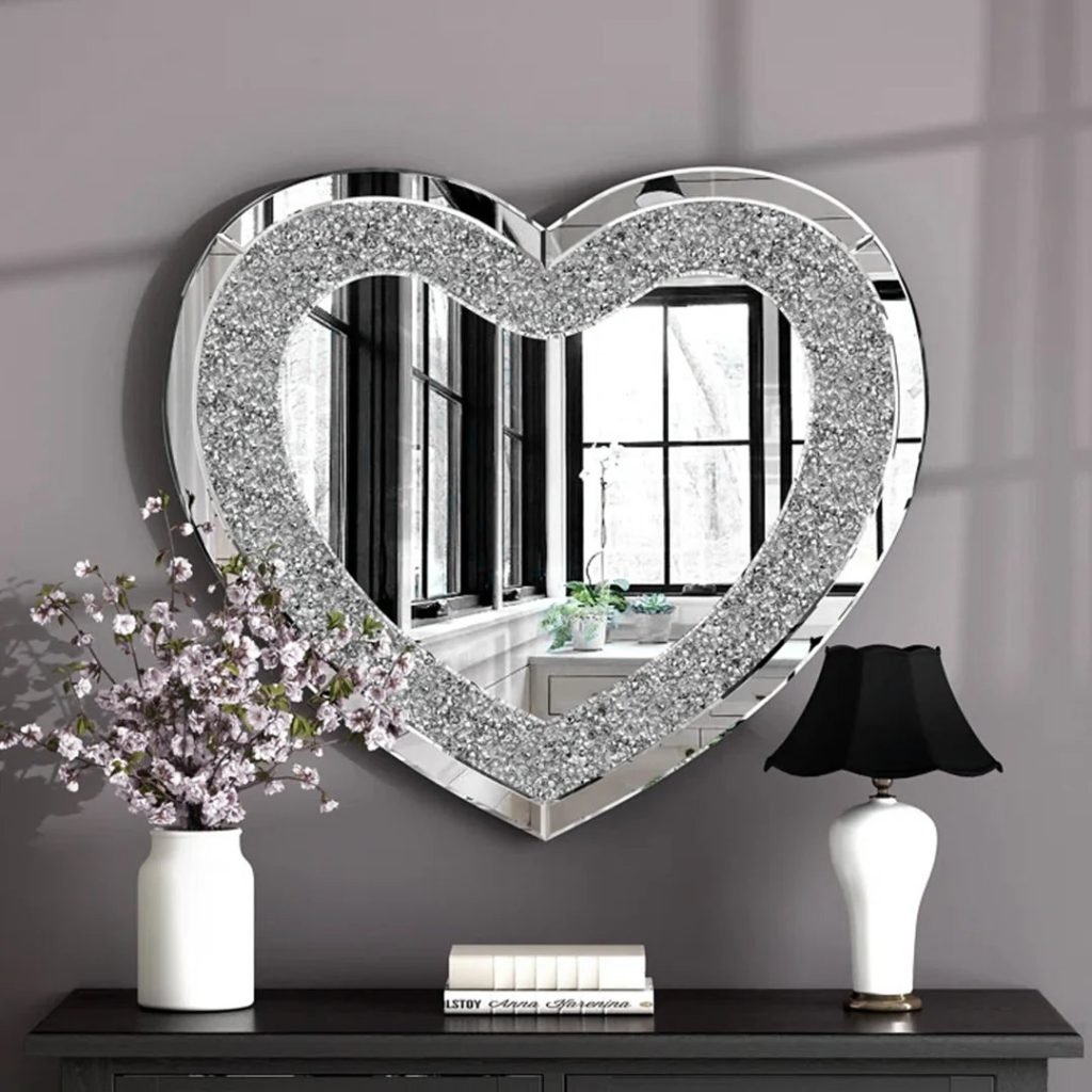Venetian Heart Mirror