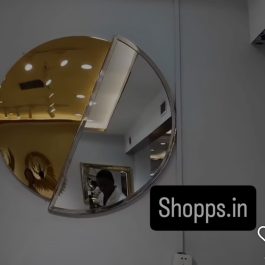 Golden silver Mirror