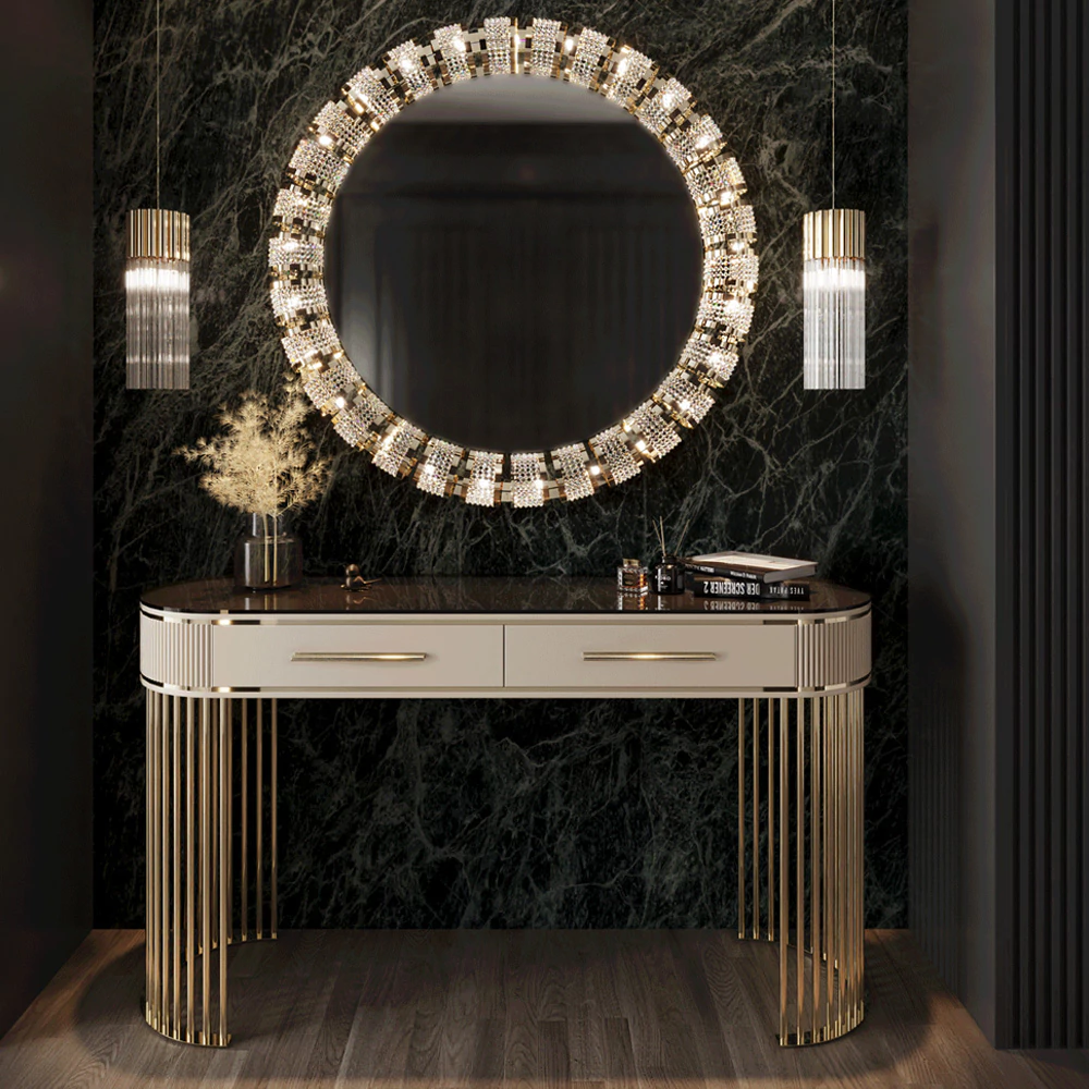 India Crystal Mirror