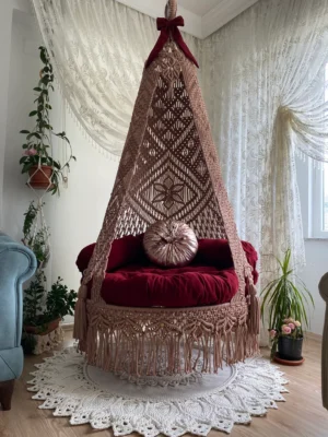 Macramé swing COD booking