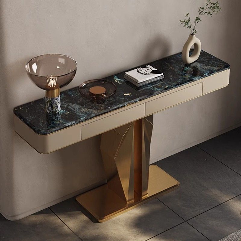 T console with drawers