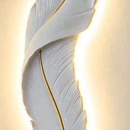 Big feather wall decor