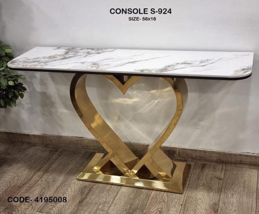 SS heart console