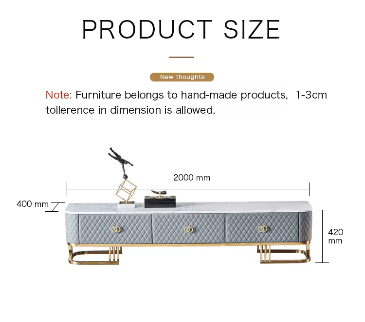 Modern TV stand with storage