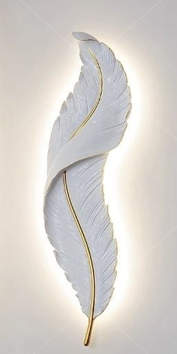 Big feather wall decor