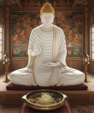 five feet buddha statue