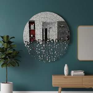 Droplet Round Mirror