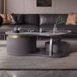 Grey coffee table