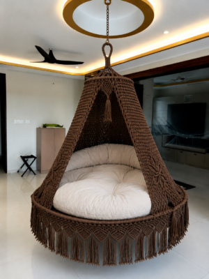60 inch macrame swing