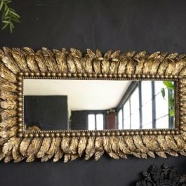 Rectangle feather Mirror