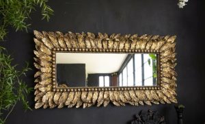 Rectangle feather Mirror