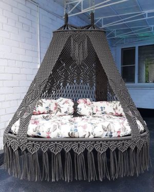 Grey Swing Bed