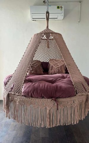 Macrame bed partial instalment
