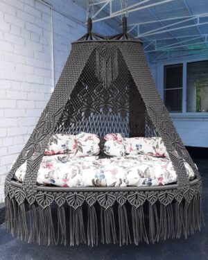 Grey Swing Bed