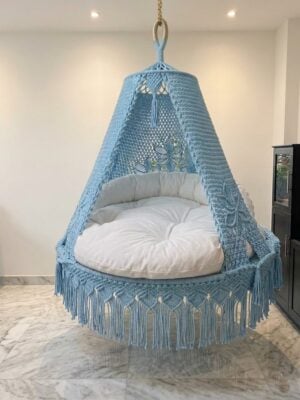 60 inch macrame swing
