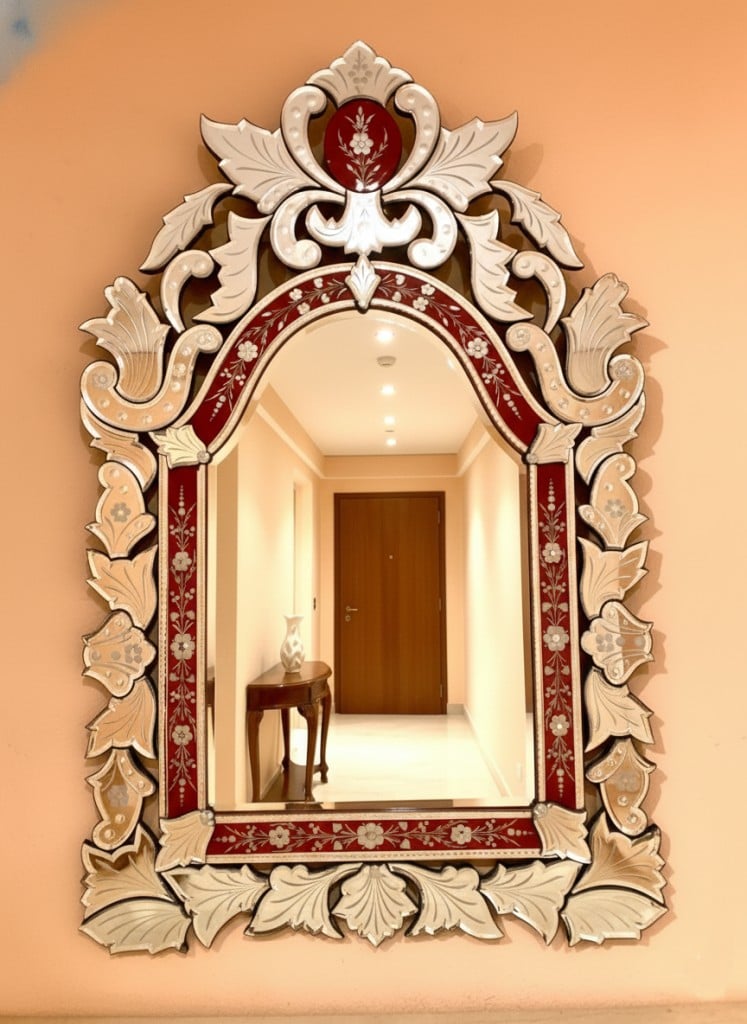 Venetian Ruby Empress Mirror 2 Venetian Ruby Empress Mirror