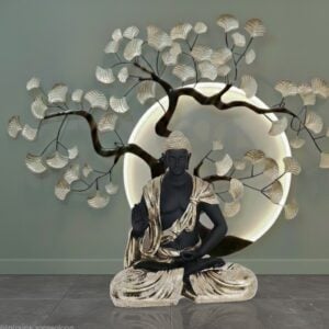 Buddha Statue with Tree Combo