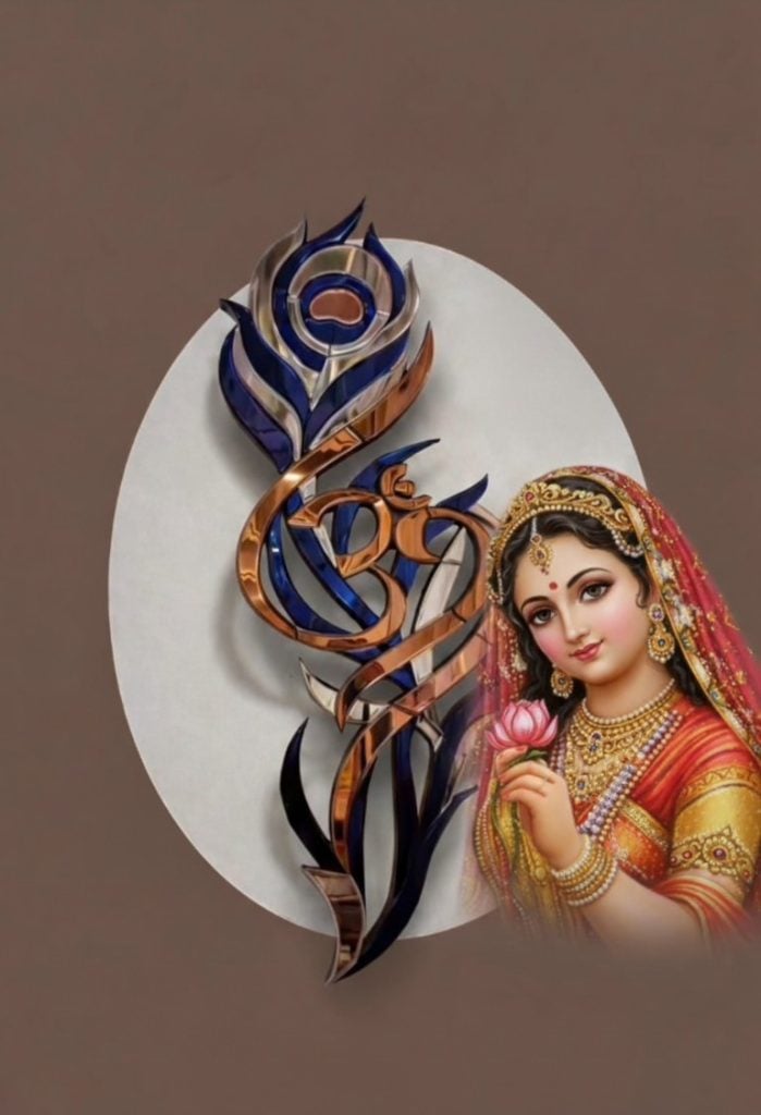 radhe Glass Wall Art