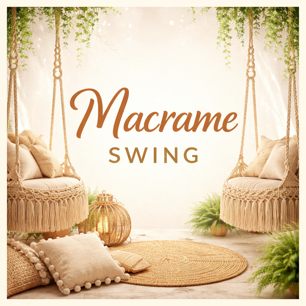 Macrame swing