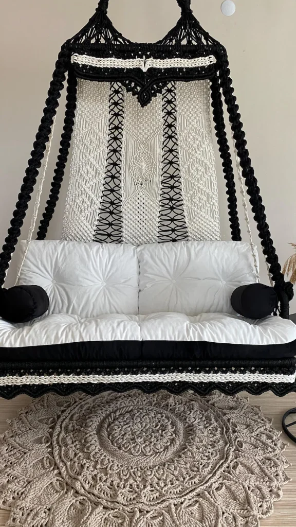 Swing chair macrame