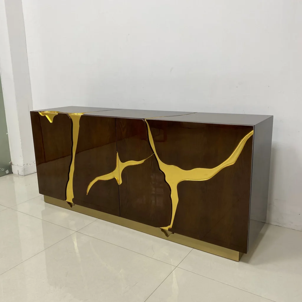 Walnut Lapiaz Sideboard
