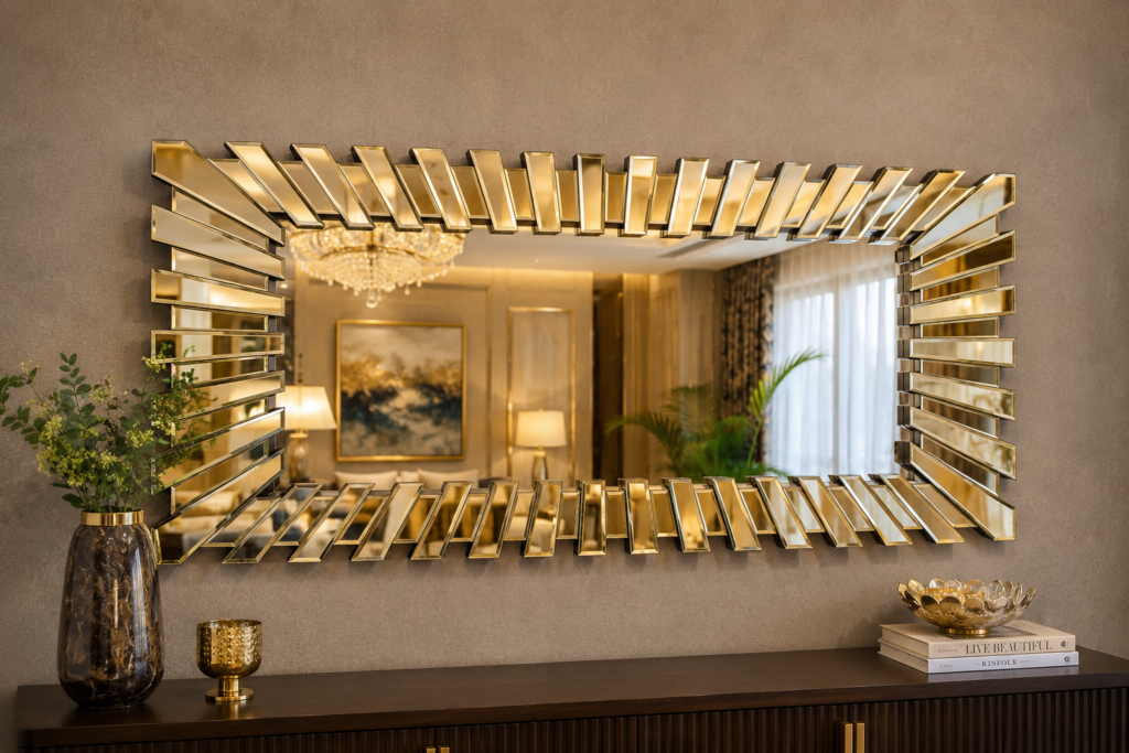 Golden venetian Mirror