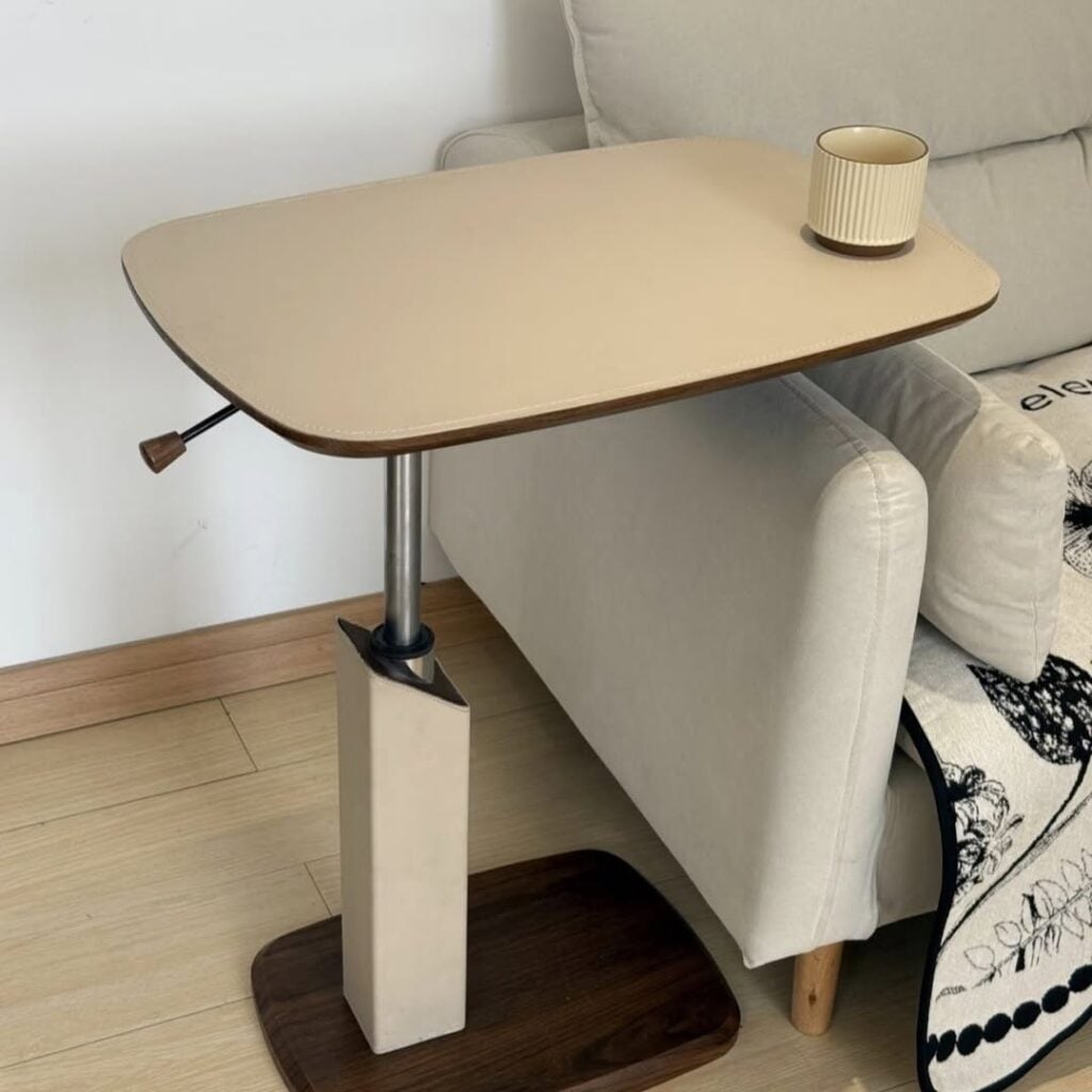 c shape side table