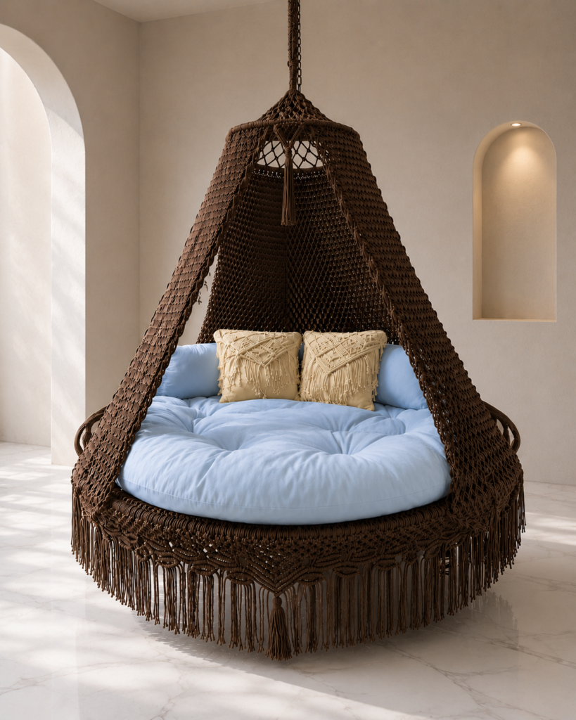brown 6 feet swing