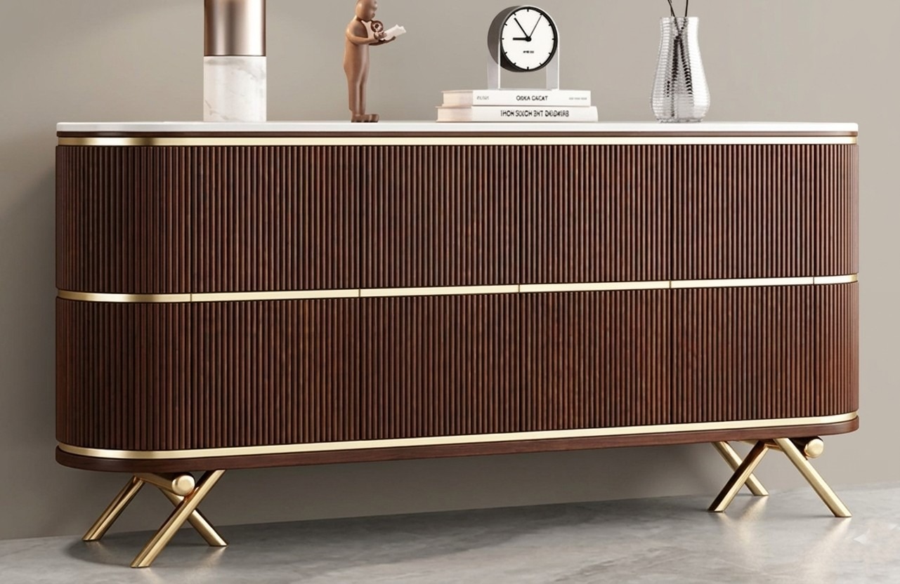 7 feet sideboard mahogany 1 seven Feet Sideboard Mahogany