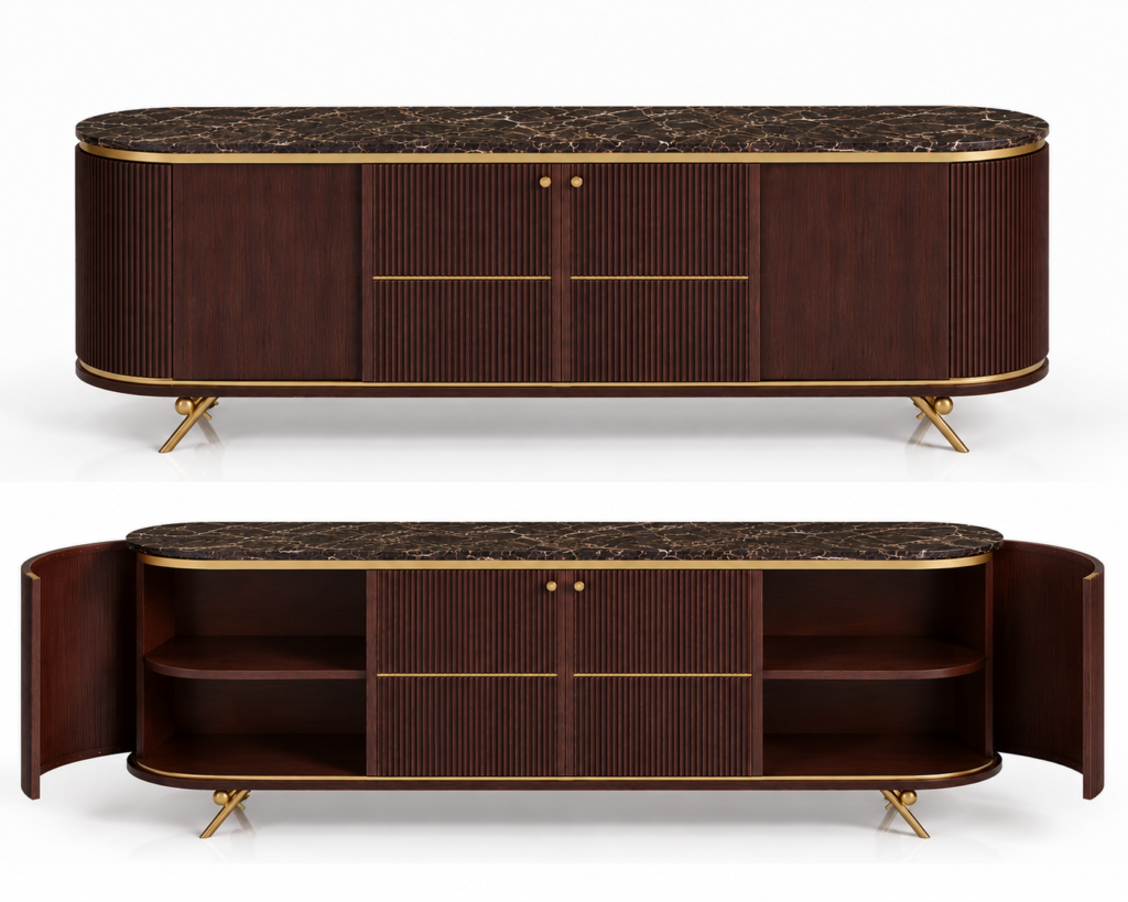 7 feet sideboard mahogany 3 sideboard