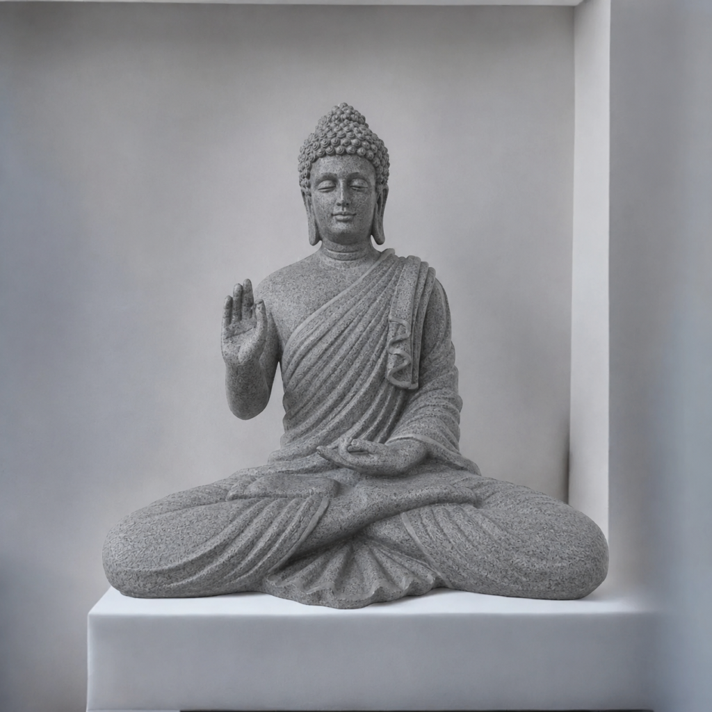 Stone finish Buddha 3 Stone finish Buddha