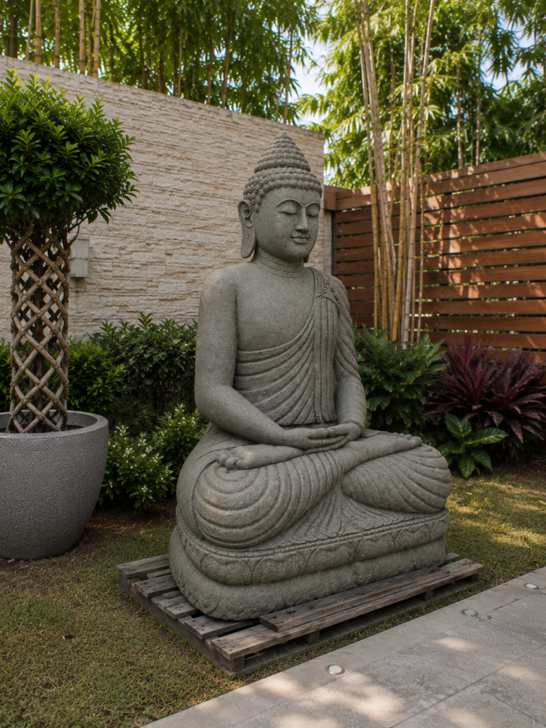 10 Feet Stone Buddha Statue 3 ten feet stone Buddha statue