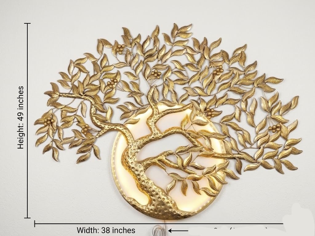 Metal tree decor