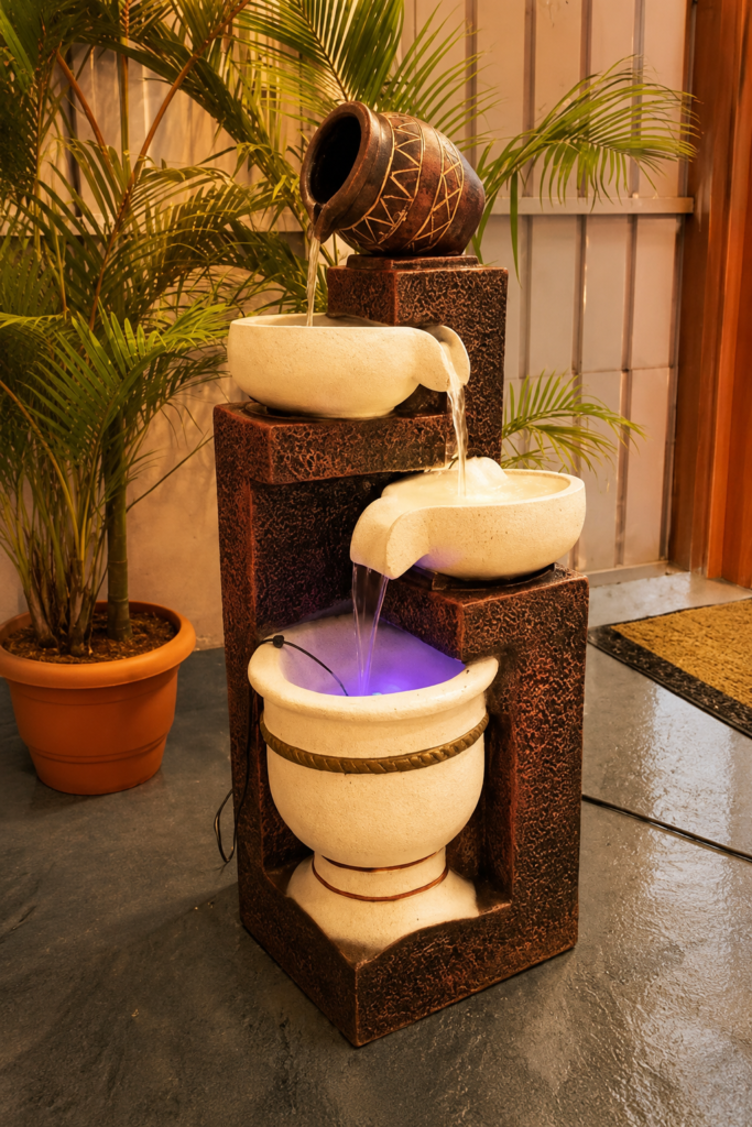 garden fountain