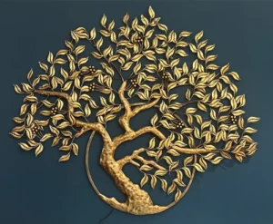 Metal tree decor