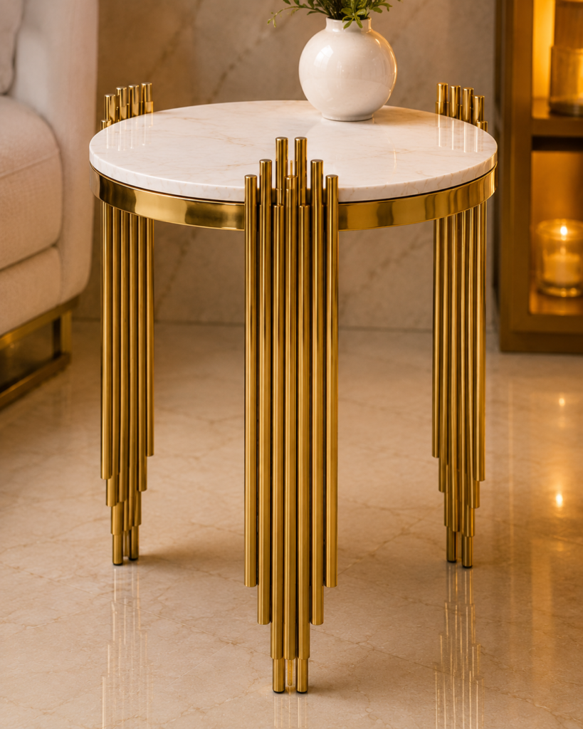 side table marble top