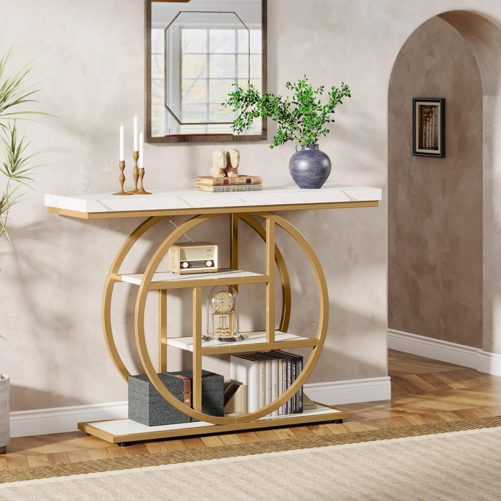 India Circle rack console