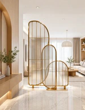 Modern PVD Glass Partition
